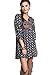 Umgee Womens Bohemian Tunic or Dress (Small, Navy)
