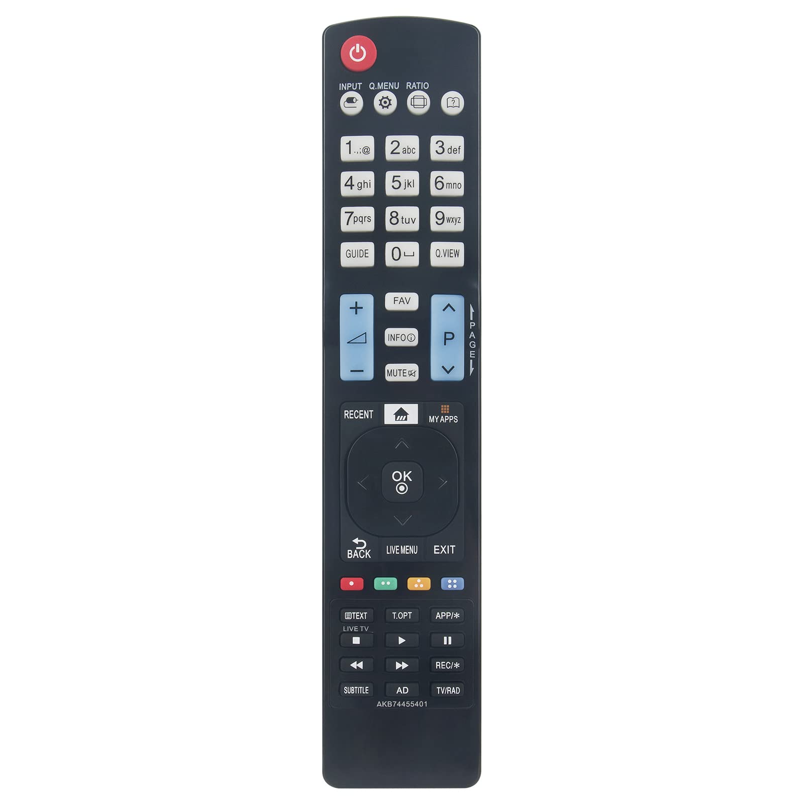 AKB74455401 VINABTY Replacement Remote Control Fit for LG ULTRA HD 4K TV 2015 43LF630T-TA 43LF630Y-TA 43LF630V-TA 43LF631V-TB 43LF6310-TB 43LF632T-TA 49LF6300-TA 49LF630T-TA 49LF630Y-TA 49LF630V-TA