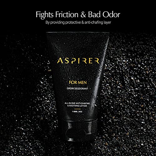 Ball Deodorant for Men and Anti Chafing Cream Anti Chafe, Antiperspirant Scented Ball Cream