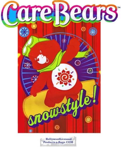 Care Bears Twin Plush Blanket (Snow Amigos)