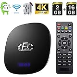 Android TV Box, A95X F1 Android 8.1 TV BOX 2GB RAM/16GB ROM Amlogic S905W Quad-Core Support 2.4Ghz WiFi 4K HDMI DLNA 3D Smart TV BOX