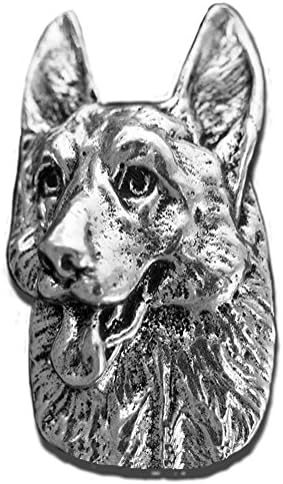 Precious Breeds Antique Pewter German Shepherd Magnet, Large