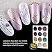 Teenitor 48 Boxes Nail Art Kit Including Nail Art Foil, Nail Art Glass Mirror Foil, Ice Mylar Shell Foil Slice, Japanese Nail Art Line Strips For 3D Nail Art Design 34 Colors