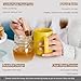 Mini Wood Honey Dipper Sticks Server for Honey Jar Dispense Drizzle Honey Individually Wrapped 3 Inch 12 Pack