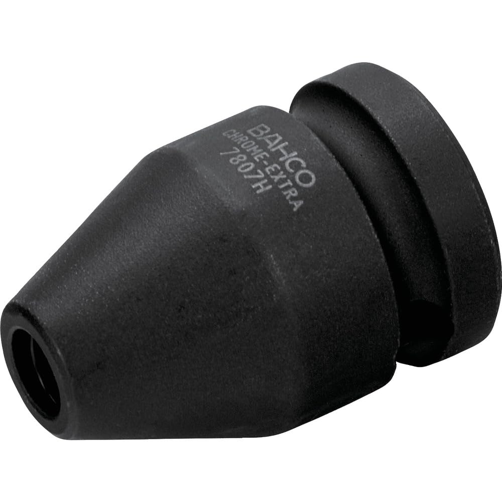 Bahco 7807H 1/2-Inch Bit Holding Adaptor Male, 0 V, Black, 1/4-Inch