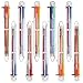 Hicarer 20 Pack 6-in-1 Retractable Ballpoint Pens 6-Color Ballpoint Pen Multicolor Pens for Office School Supplies Students Children Gift