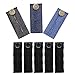 Yotako Pants Button Extender Set, 5X Elastic Pregnancy Pants Extender+ 3X Jeans Waistband Extenders, Waist Extender for Pants Jeans Shorts Dress Pants Maternity Trousers Clothing