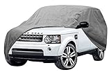 OxGord Auto Cover - 1 Layer Dust Cover - Lowest Price - Ready-Fit Semi Glove Fit fro SUV, Van, and Truck - Fits up to 206 Inches