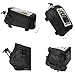 JOY COLORFUL Bicycle Bags Front Tube Frame Cycling Packages Touch Screen Mobile Phone Professional Accessories, Medium, Black
