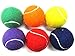 Coast Athletic Color Tennis Ball Set | Green, Orange, Yellow, Purple, Red, Blue Tennis Balls | (6 Pack)