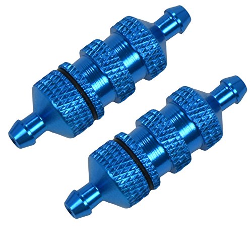 Apex RC Products Blue Aluminum Nitro Fuel Filter - 2 PACK #8054 - Thumbnail 5