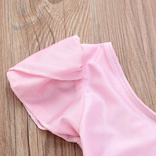 1-7 Years Old Girls,Yamally_9R Toddler Girls Gauze Leotards Ballet Bodysuit Skirt Dancewear Dress Clothes Outfits (24M, Pink) - Thumbnail 3