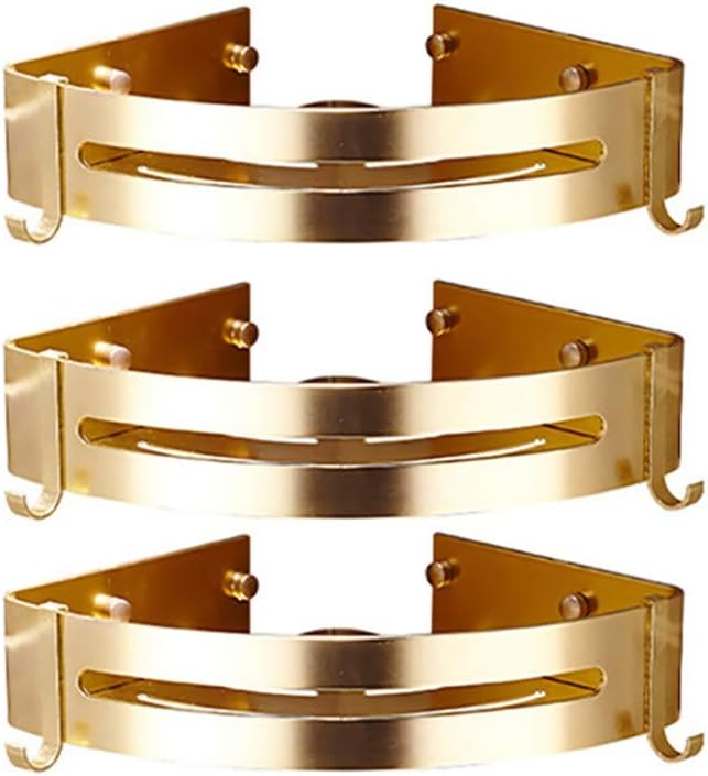 QND Duschregal Eckregal Dusche Wandmontage Bad Badregal Duschkorb für