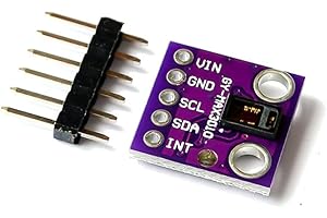 HiLetgo MAX30102 Low Power Heart Rate Click Sensor Breakout Board Module for Arduino Pulse Oximetry Solution SpO2 Replace MAX30100