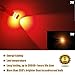 iBrightstar Newest 9-30V Extremely Bright Low Power 168 175 194 2825 912 921 W5W W16W T10 T15 Wedge LED Bulbs with Projector for Tail Brake Lights, Brilliant Red