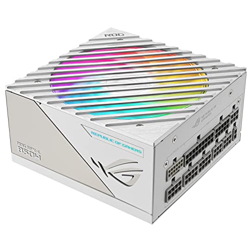 Asus Rog Loki Sfx-L 850W Platinum Power Supply (Fully Modular Power Supply, 80+ Platinum, Lambda A Certified, 120 Mm Pwm Argb Fan, Aura Sync Rgb Lighting, Atx 3.0 Compatible, Pcie 5.0 Ready, White) - View 13
