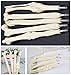 MXXGMYJ MagicW Novelty Bone Shape Ballpoint Pens Finger Skull Bone Pen For Nurse Doctor Stationery Crazy Student Gift Pack of 10