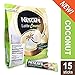 Nescafe 3 in 1 Tropical COCONUT Coffee Latte - Instant Coffee Packets - Single Serve Flavored Coffee Mix (15 Sticks)