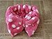 niceeshop(TM) Hot Pink Sweet Lovely Coral Fleece White Dot Bow Headband