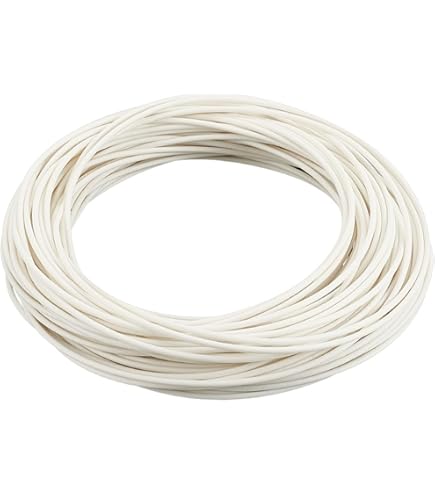 43.7 Yards U Olstery Firm Plastic Foam Welt Cord Piping 3mm White PVC Plastic Solid Piping Cord