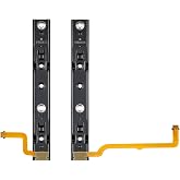 RGEEK 2022 Update Original Part Replacement Right and Left Slide Rail with Ribbon Flex Cable Replacement Part for Nintendo Switch Joycon Accessories Parts