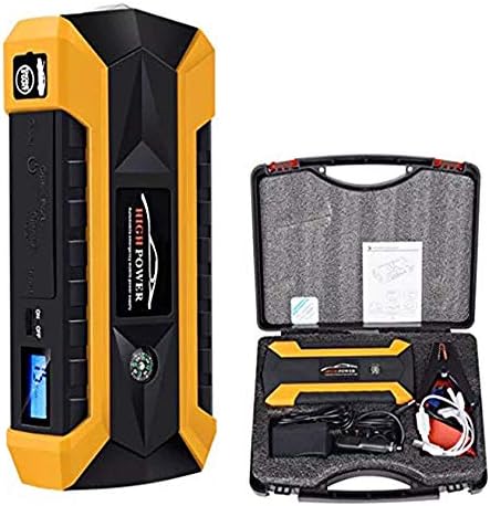 Auto Portable Power Bank Pack, Battery Charger Pack, Car Jump Starter for Cars, SUV, Emergency Starting Booster with 4 USB Charging Ports, LED, LCD, Compass,12V 600A 20000mAh 6L Gas 4.0L Diesel OG