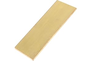 VERNUOS 1/4" x 2" C360 Brass Flat BAR 6" Long Solid .250" Plate Mill