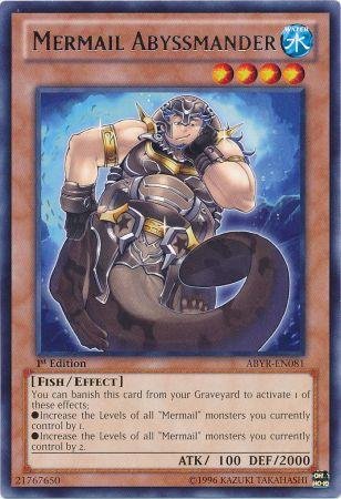 Yu-Gi-Oh! - Mermail Abyssmander (ABYR-EN081) - Abyss Rising - 1st Edition - Rare