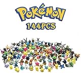 Anime Figures, Action Figures, 144 Mini Figures Toy for Kids, Party Favors Birthday Gift Educational Toy Family Fun Gift, Randomly Plastic Monster Figures Mini Size Gift, 144-Piece, 0.8-1.2-inch