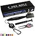 Ace Golf Brush and Club Groove Cleaner Set with Divot Tool, Ball Marker, Groove Sharpener, 2 Feet Retractable Zip-line Aluminum Carabiner, Attaches Golf Bags - Black - Deluxe