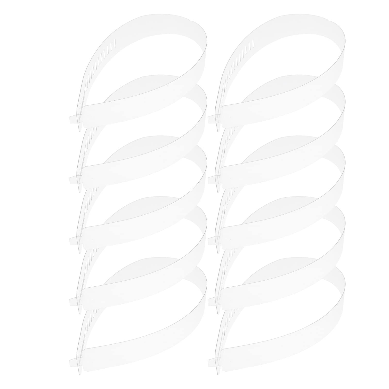 Photo 1 of 100pcs Clear Plastic Collar Stays for Men's Dress Shirts,Men Women Dress Shirts Collar Inserts Working Stiffs Shirt Collar Stays Support Lift System (Transparent)