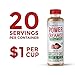 Omega PowerCreamer - Peppermint Mocha Keto Coffee Creamer - Grass-fed Ghee, MCT Oil, Organic Coconut Oil, Stevia | Liquid Blend | Supports Weight Loss & Energy | Low Carb, Sugar Free (20 Servings)