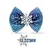Hair Bow Barrettes For Girls Alligator Clips Hair Barrettes Clips Tiny Christmas Snowflake Hair Accessories Hair Clips Hair Barrettes For Women Accessories Mesh Hairpin（Blue)