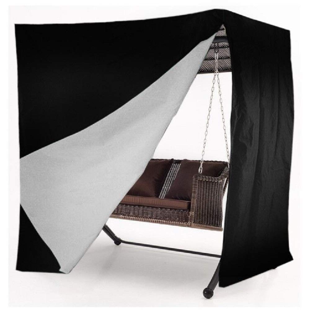 ELR Patio Swing Chair Cover 52.6x41x68.2 Inches Garden Hammock Cover Waterproof Furniture Cover Canopy Outdoor Swing Rocking Chair Covers (L:52.6''(L) x41''(W) x68.2''(H))
