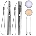Premium Pen Lights for Nurses USB Rechargeable Nursing Penlight Flashlights 2 Pack White/Yellow Light for Medical Students Doctors Stainless Steel Body