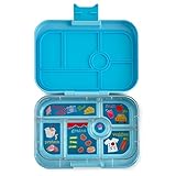 YUMBOX Original (Liberty Blue) Leakproof Bento Lunch Box Container for Kids: Bento-style lunch box offers Durable, Leak-proof, On-the-go Meal and Snack Packing