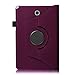 Fintie Rotating Case for Samsung Galaxy Tab A 8.0 (2015 Old Model), Premium PU Leather 360 Degree Swivel Stand Cover Auto Sleep/Wake for Galaxy Tab A 8.0 SM-T350/P350 2015, Purple