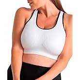 Truekind Racerback Sports Bras for Women, High Support Workout Tops for Women, Workout Bra Plus Size