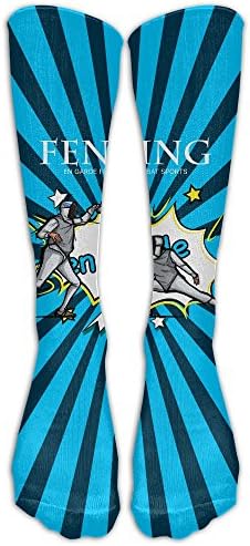 Etrfr En Garde Fencing Combat Sports Custom Knee High Socks Football Baseball Long Stockings For Men Women