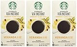 Starbucks VIA® Ready Brew Coffee Veranda Blend Blonde Roast (3 Pack/Boxes) 36 Packets Total