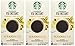 Starbucks VIA Ready Brew Coffee Veranda Blend Blonde Roast (3 Pack/Boxes) 36 Packets Total