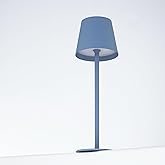 Versa LED Cordless USB-C Re-Chargeable Desk Lamp, 5200mAh Battery Operated with 3 Color Temperature 2700K-3000K-3500K and Fin