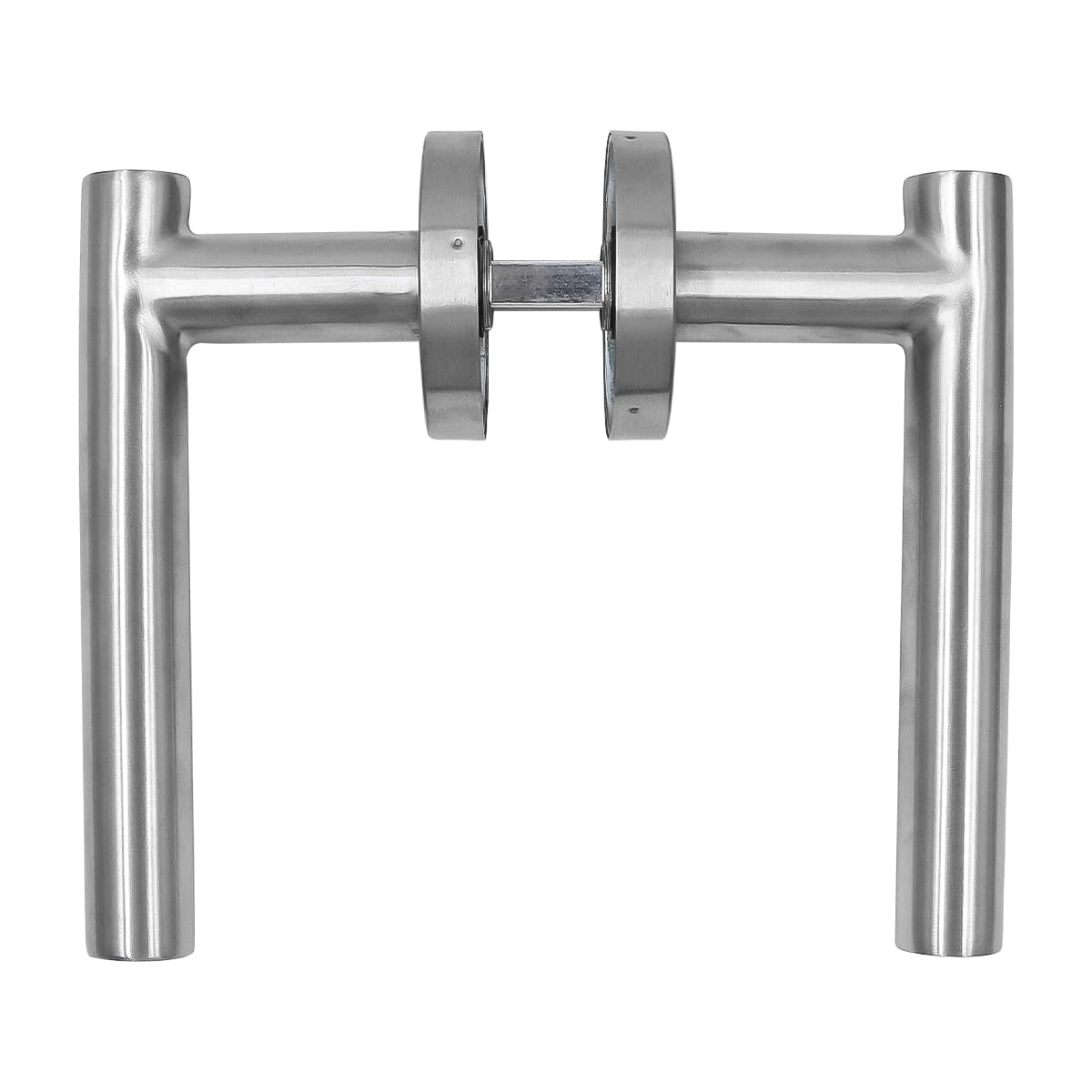 ZONADAH Door Handles 1Pair of Stainless Steel Single Tongue Split Lock Fireproof Door Handle Household Accessories Entrance Gate Lever Knob for Bedroom Bathroom