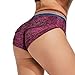 YOFIT Women’s Ruching Detail High Waist Workout Running Yoga Shorts Athletic Sports with Pockets Purple Mthumb 1