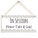 Meijiafei in Session Please Take A Seat - Functional Do Not Disturb Home Office Door Plaque Sign 10