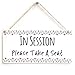 Meijiafei IN SESSION Please Take A Seat - Functional Do Not Disturb Home Office Door Plaque Sign 10