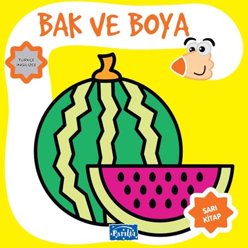 Bak ve Boya Sarı Kitap at Amazon