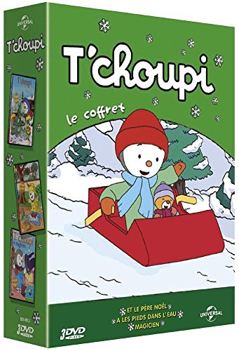 T'choupi - Le Coffret - Et Le Père Noël + À Les Pieds Dans L'eau + Magicien - Pack