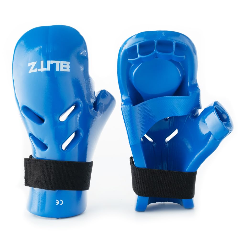 Blitz Dipped Foam Gloves - Blue - XX-Small