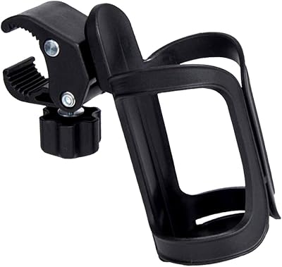 ICOUVA Stroller Cup Holder 360° Rotatable Adjustable Clamp Pram Bottle
